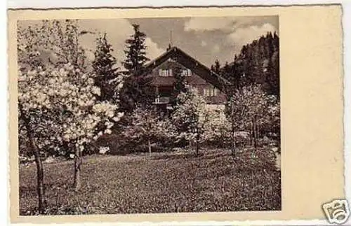 08161 Ak Bayrischzell Bergpension Thier um 1940