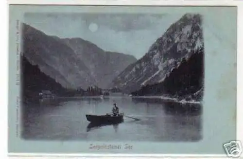 08770 Mondscheinkarte Leopoldsteiner See um 1900