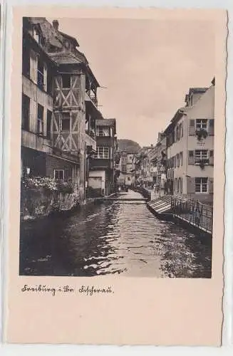 17263 Ak Freiburg im Breisgau Fischerau 1936