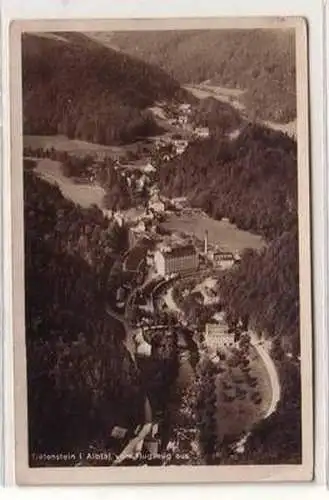 52517 Ak Tiefenstein im Albtal vom Flugzeug aus 1934