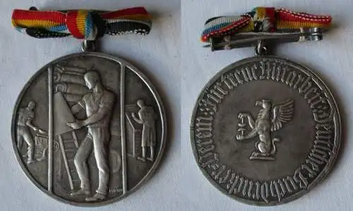 Deutscher Buchdruckerverein, Silberne Medaille für Treue Mitarbeit (110759)