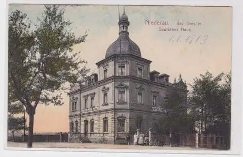 906736 Ak Niederau Bez. Dresden - Deutsches Haus 1913