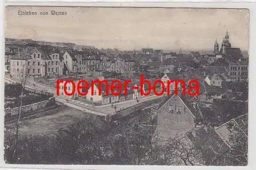 76759 Ak Eisleben von Westen Totalansicht um 1910