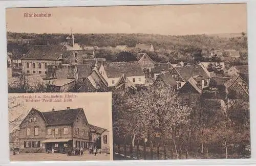 99693 Ak Blankenheim, Gasthof z. Deutschen Rhein Bes: F. Rein, Totalansicht 1910