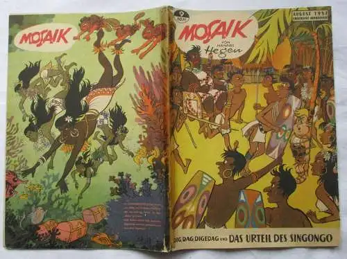 Mosaik von Hannes Hegen Digedag Nr. 9 von 1957 Das Urteil des Singongo (144804)