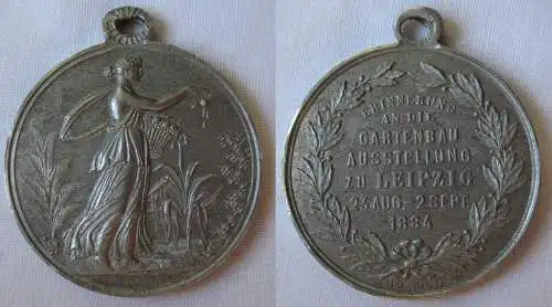 seltene Medaille Gartenbauausstellung zu Leipzig 23. Aug - 2. Sept 1884 (125349)