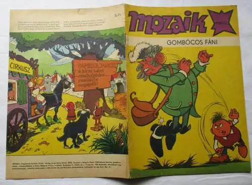 MOZAIK Mosaik Abrafaxe 1980/3 EXPORT UNGARN "Gombócos Fáni" RAR (102894)