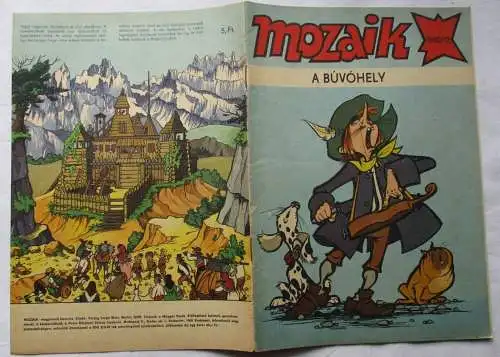 MOZAIK Mosaik Abrafaxe 1980/12 EXPORT UNGARN "A Búvóhely" RAR (111212)