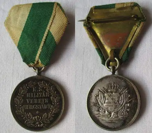 seltene Medaille königlich sächsischer Militärverein Burgstädt (147663)