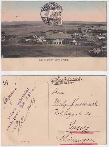 57200 Ak Swakopmund Totalansicht Deutsch Süd West Afrika Namibia 1913