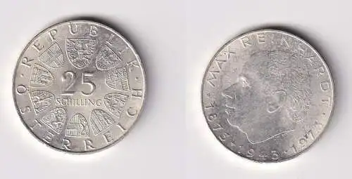 25 Schilling Silber Münze Österreich Max Reinhardt 1973 (144694)