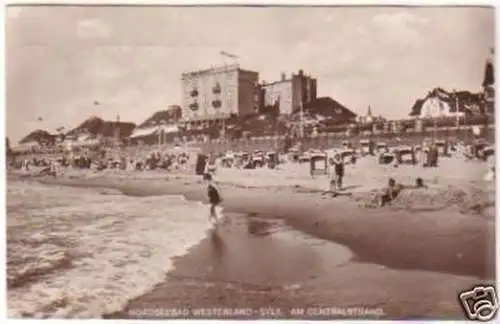 19795 Ak Nordseebad Westerland Sylt Centralstrand 1936