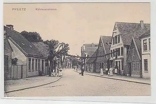 18721 Ak Preetz in Holstein Kührenerstrasse um 1910