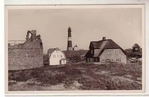 17652 Foto Ak Sylt Leuchtturm um 1920