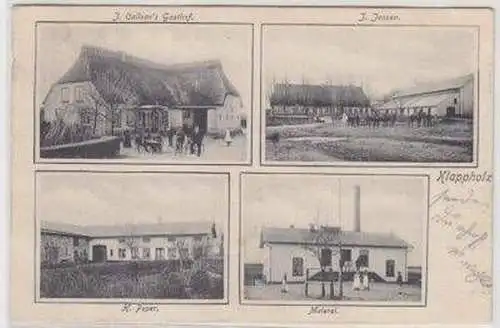 17824 Mehrbild Ak Klappholz Gasthof, Meierei usw. 1905