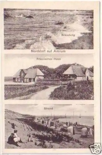 18638 Mehrbild Ak Norddorf auf Amrum 1959