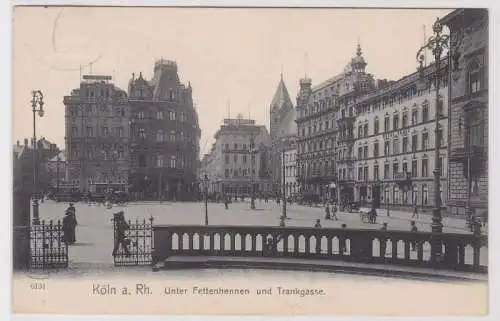 97536 Ak Köln am Rhein unter Fettenhennen und Trankgasse 1936