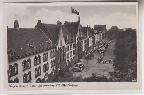 02199 Feldpost Ak Wilhelmshaven Roon-, Bismarck- und Moltke Kaserne 1942