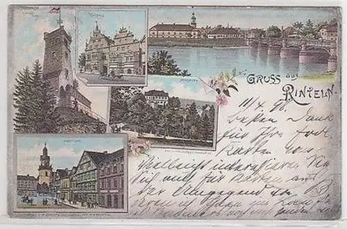 43207 Ak Lithografie Gruss aus Rinteln 1898