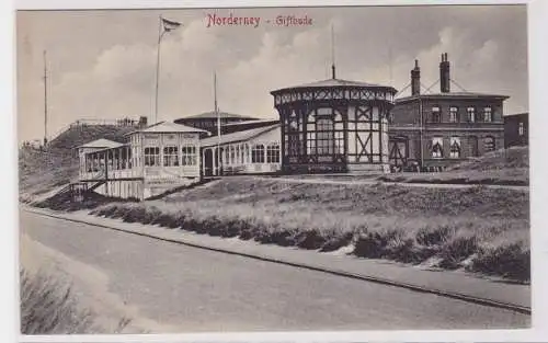 88911 - Norderney - Giftbude Restaurant & Café am Weststrand um 1930