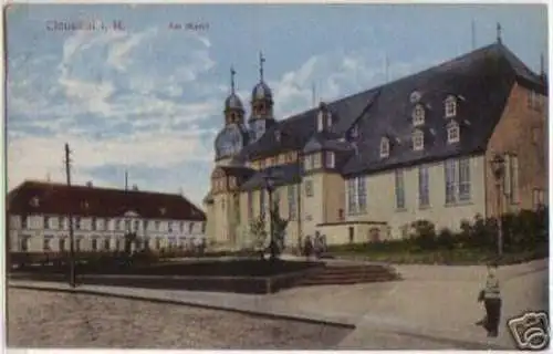 13159 Ak Clausthal im Harz am Markt 1919