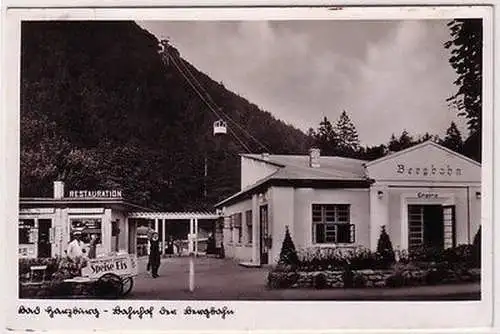 66805 Ak Bad Harzburg Bahnhof der Bergbahn 1936