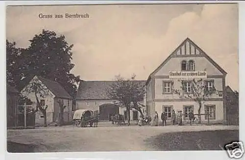 33984 Ak Gruß aus Bernbruch Gasthof zur grünen Linde