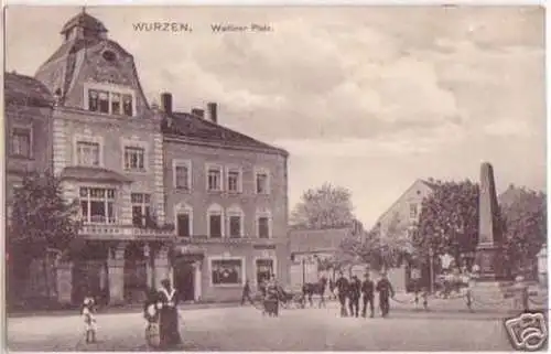 17871 Feldpost Ak Wurzen Wettiner Platz 1916