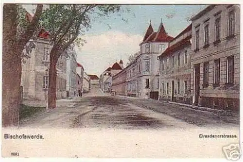 14869 Ak Bischofswerda Dresdnerstrasse 1904