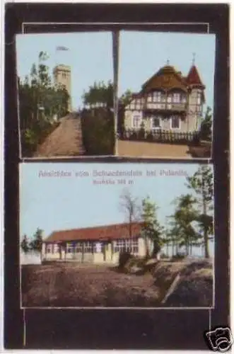 23548 Ak Ansichten vom Schwedenstein bei Pulsnitz 1918