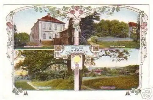 18962 Mehrbild Ak Gruss aus Gersdorf Gasthaus usw. 1908