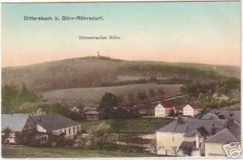 19175 Ak Dittersbach bei Dürr Röhrsdorf um 1920