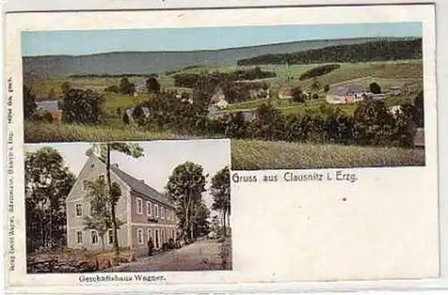 18797 Mehrbild Ak Gruß aus Clausnitz im Erzgebirge 1910