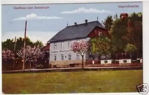 32437 Ak Dippoldiswalde Gasthaus zum Steinbruch um 1910