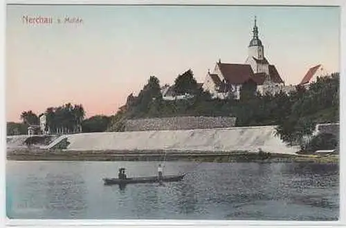 41746 Ak Nerchau an der Mulde Teilansicht um 1910