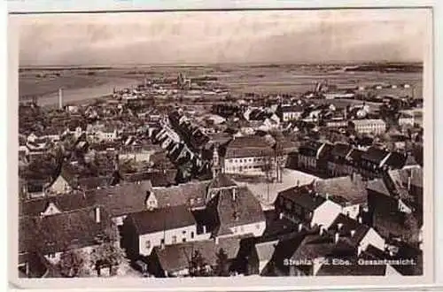 39478 Ak Strehla an der Elbe Gesamtansicht 1939