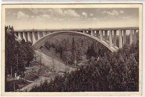 35720 Ak Reichsautobahn Teufelstalbrücke bei Hermsdorf