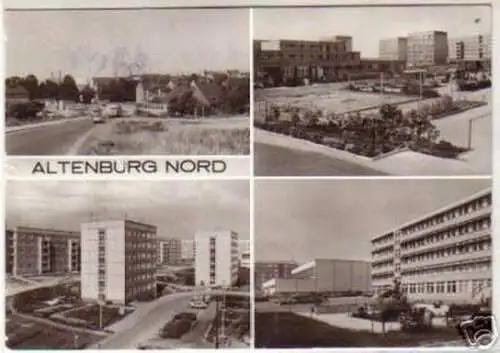 11968 Mehrbild Ak Altenburg Neubaugebiet Nord 1985