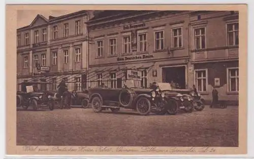 98668 Ak Lübbenau Spreewald Hotel zum deutschen Hause um 1925