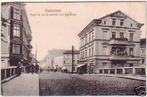 23336 Ak Rathenow Partie an der Stadtbrücke 1920