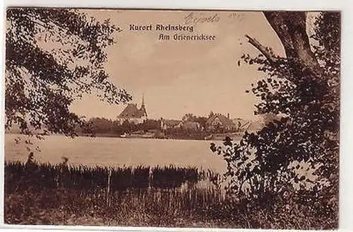 08037 Ak Kurort Rheinsberg am Grienericksee 1917