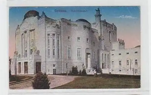 14287 Feldpost Ak Cottbus Stadttheater 1918