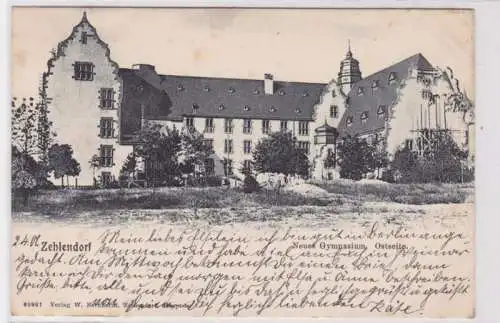 94220 Ak Zehlendorf neues Gymnasium Ostseite 1906