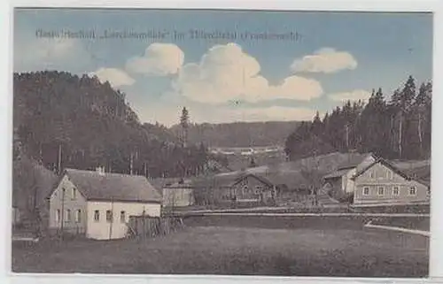 50983 Ak Gastwirtschaft "Lorchenmühle" im Thiemitztal Frankenwald 1917