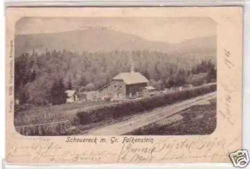 34456 Ak Scheuereck m. Gr. Falkenstein 1901