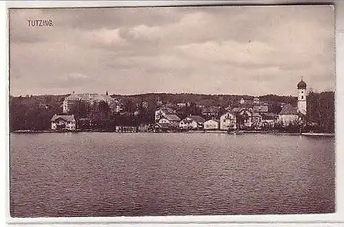 61681 Ak Tutzing in Bayern Totalansicht um 1930