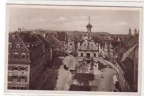 59176 Ak Kempten im Allgäu Rathausplatz 1930