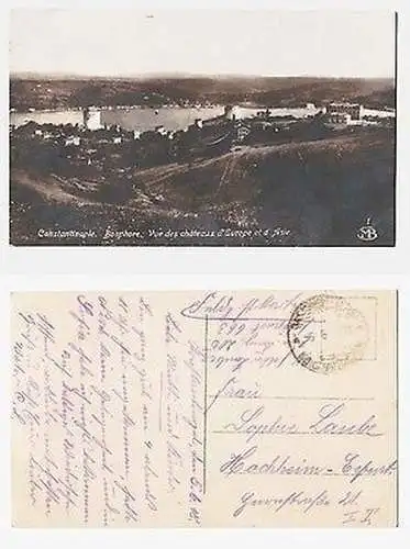 66749 Ak mit Feldpoststempel Türkei Feldpost Militär Mission Konstantinopel 1918