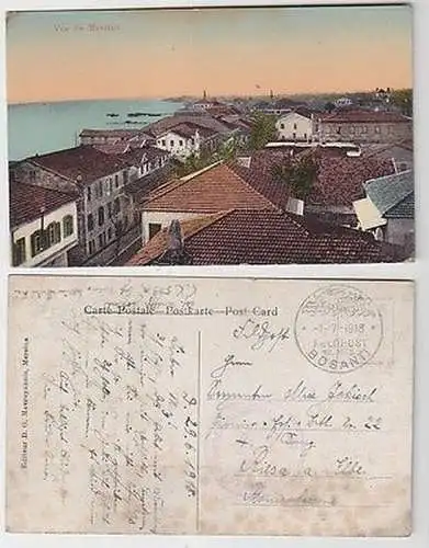 66074 Ak mit Feldpoststempel Türkei Feldpost Militär Mission Bosanti 1918