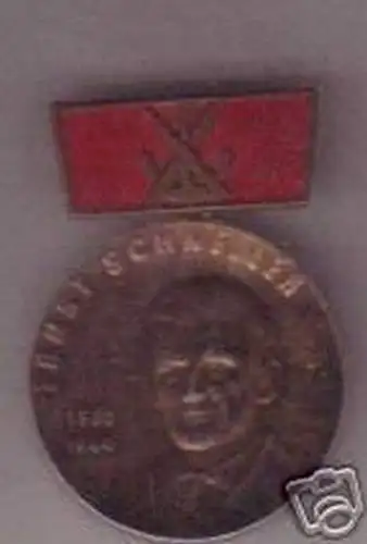 DDR Ernst Schneller Medaille der GST in 900er Silber